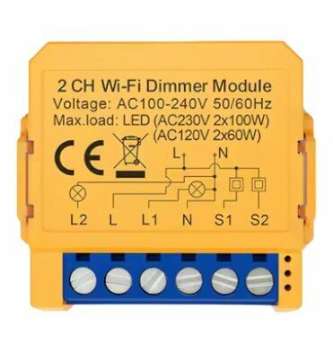 Slimme dimmer module 2-weg