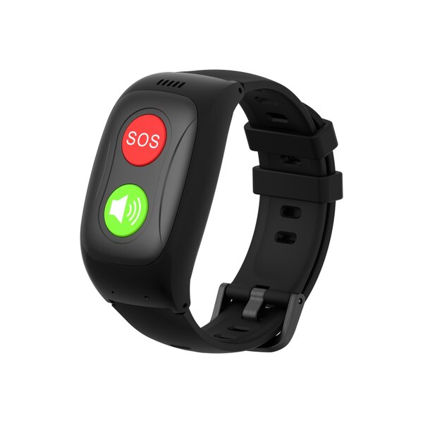 SOS Horloge 2-knops met 2-weg communicatie en hartslagmeter (GPS optie)