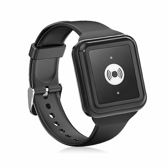 Montre noire pour kit alarme SOS (ne fonctionne pas seule)