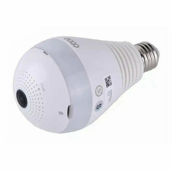 WiFi Security Camera &quot;Fisheye&quot; E27 Screw