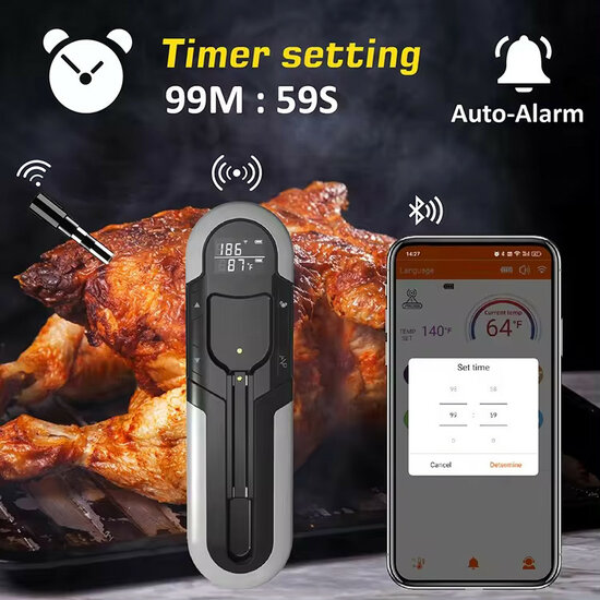 Wireless PRO Thermometer Grey 150m