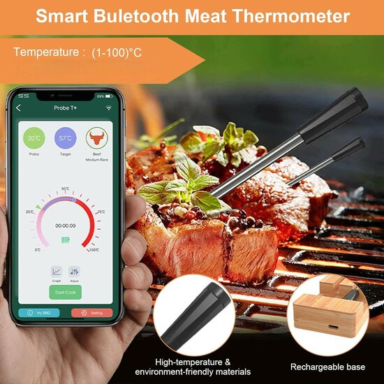 Wireless Thermometer 50m