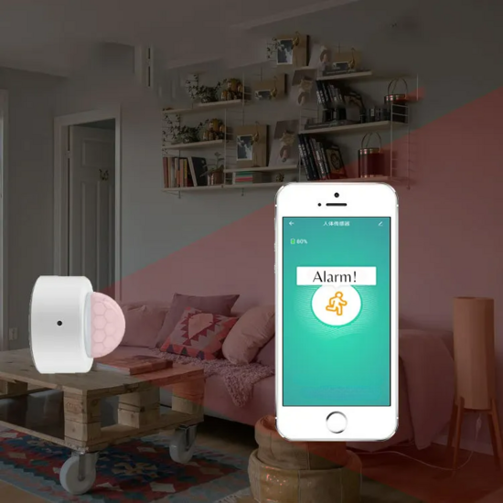 Mini capteur de mouvement intelligent Zigbee 5 m&egrave;tres