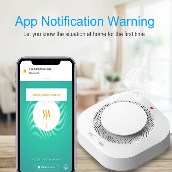 WiFi Smoke Detector with Mute