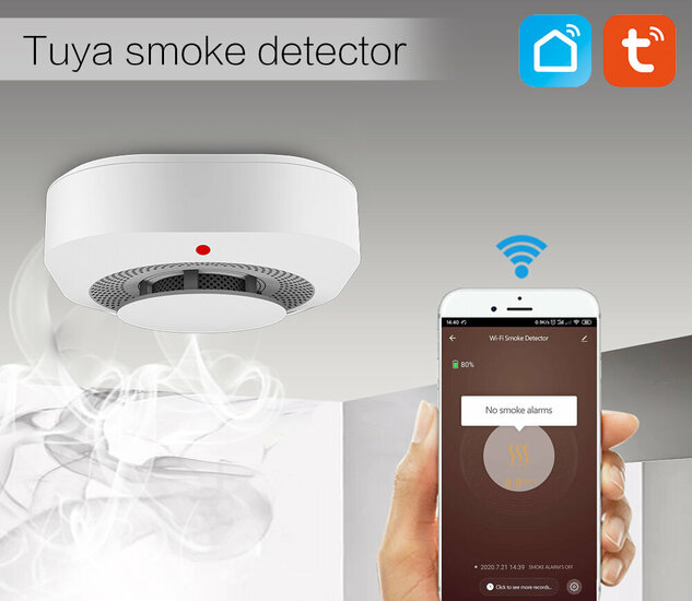 WiFi Smoke Detector with Mute