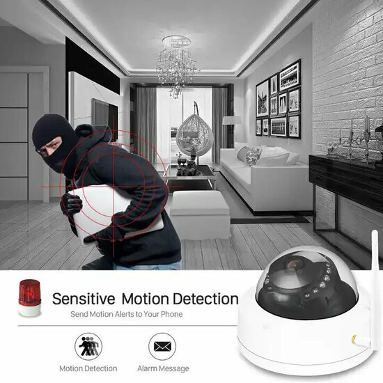 WiFi Security Camera &quot;Dome&quot; Ceiling Mount