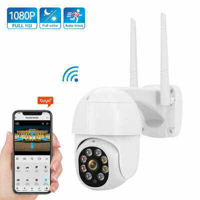 WiFi Security Camera with Bracket for Outdoors