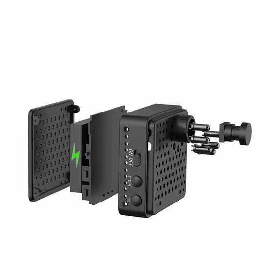 Cam&eacute;ra espion multifonction 1080P avec supports magn&eacute;tiques