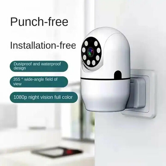 WiFi Security Camera 2.4Ghz with EU 230V Power