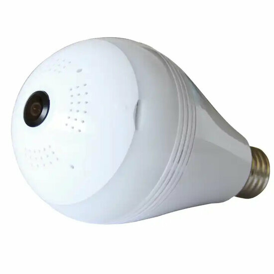 WiFi Security Camera &quot;Fisheye&quot; E27 Screw