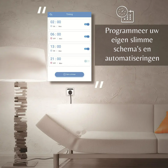 WiFi Steckdosenthermostat max 10A (Heizung &amp; Klimaanlage)