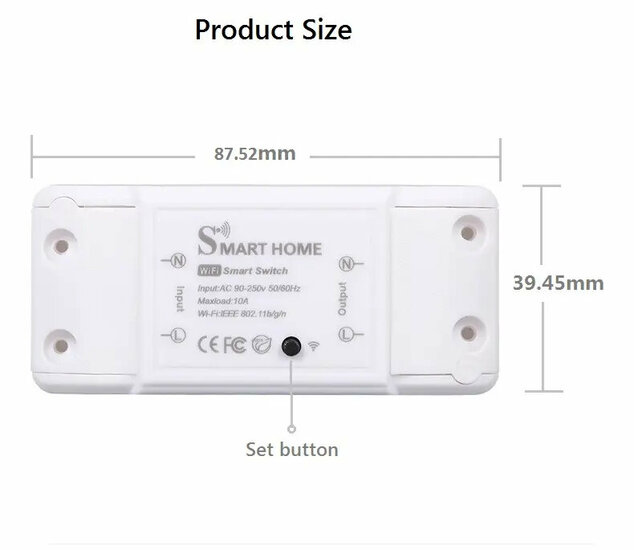 Smart Built-in Power Breaker 10A