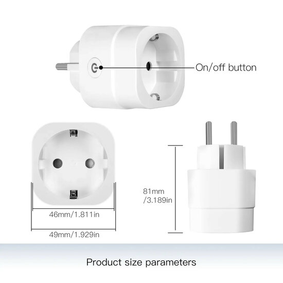 Prise intelligente (dimmable) 220V/200W