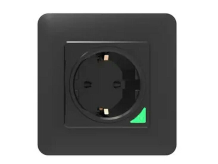 Built-in Socket Black