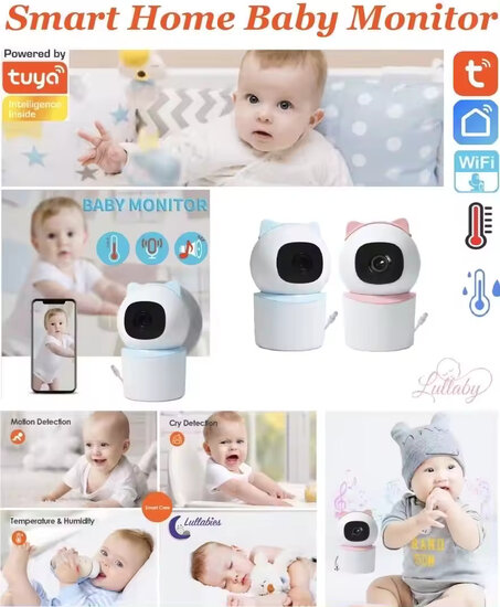 4MP Camera voor Optimale Veiligheid voor uw baby