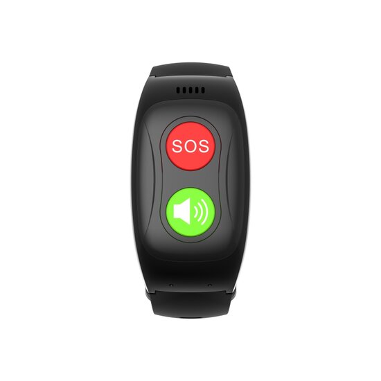 SOS Horloge 2-knops met 2-weg communicatie en hartslagmeter (GPS optie)